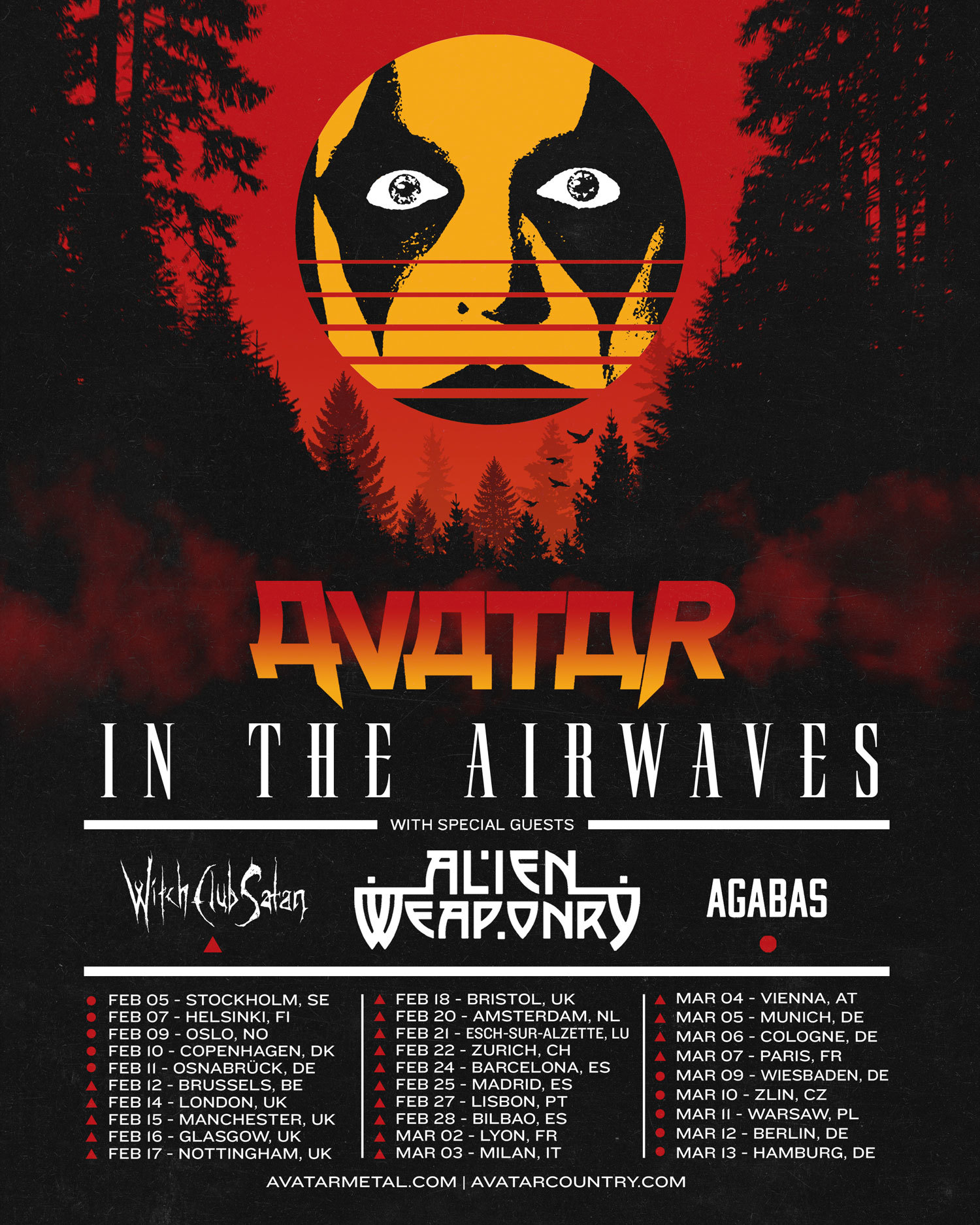 Avatar tour poster — 2026–2027